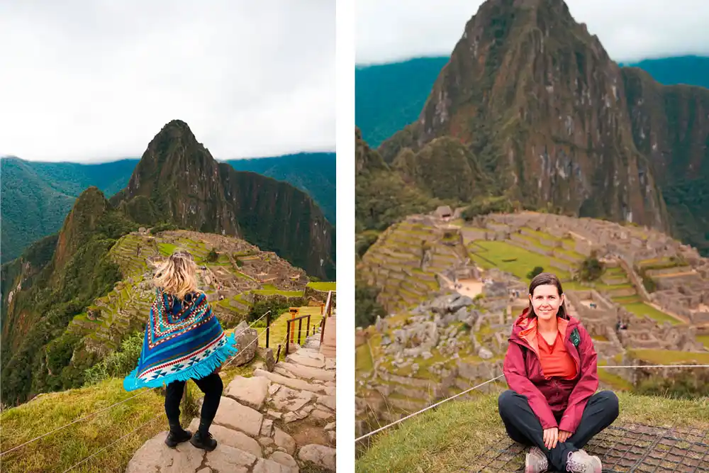 Possing in Machu Picchu